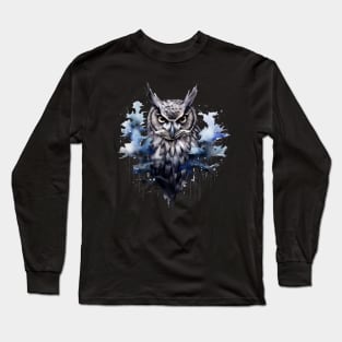 Owl Illustration Long Sleeve T-Shirt